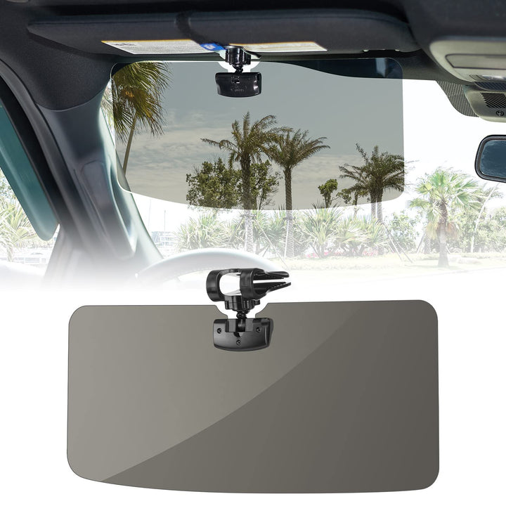 JOYTUTUS Auto Sonnenblende Verlängerung, Frontscheibe-Sonnenschutz, Blend- und UV-Strahlenschutz, Po