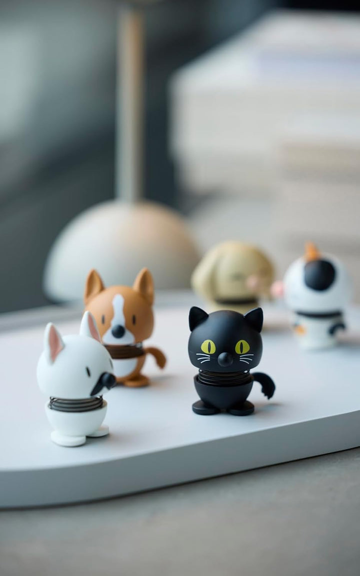 Hoptimist Cat 4,3 x 4,2 x 5,3 cm XS Black X-Small Schwarz, X-Small Schwarz