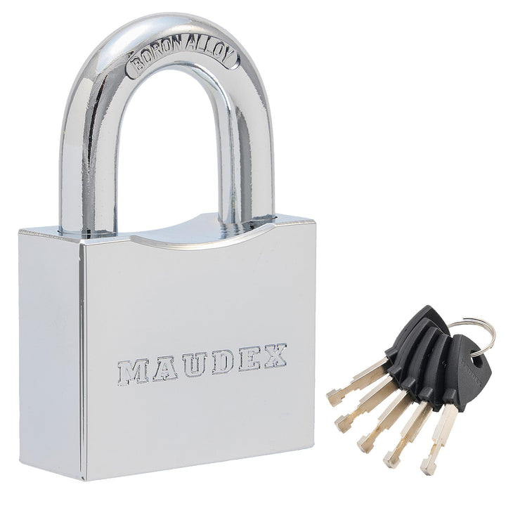 Maudex® RPB50 Hochleistungs-Vorhängeschloss – 10 mm gehärteter, schnittfester Bügel, wetterfester Ch