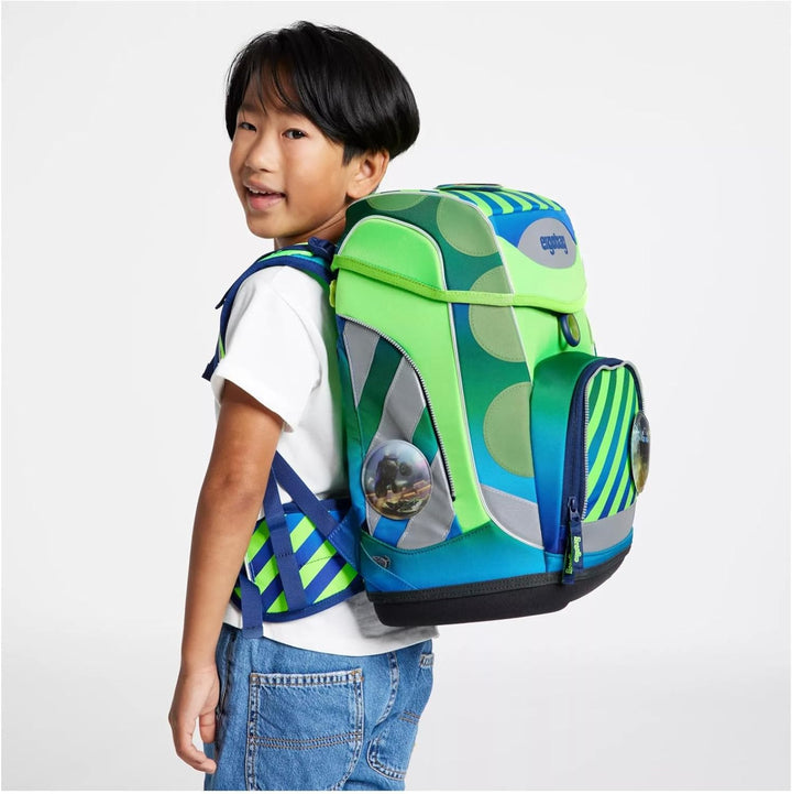 ergobag cubo Set ergonomischer Schulrucksack Klassisch 6-teilig 1. Klasse Grundschule
