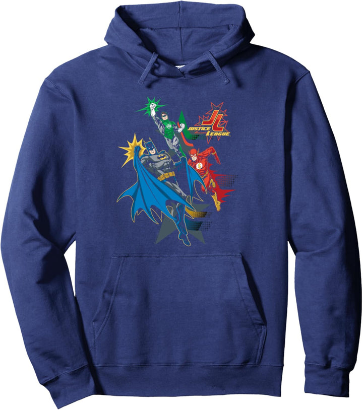 Justice League Action Stars Pullover Hoodie