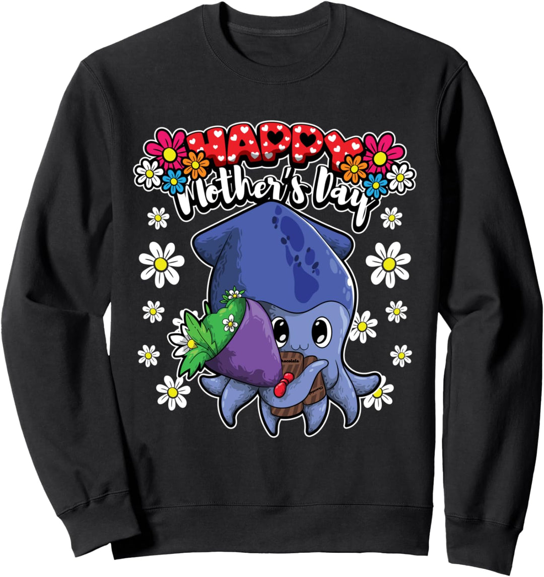 Happy Mother's Day - Ich liebe meine Mutter - Kalmare Sweatshirt