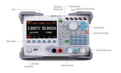 RIGOL Programmierbar Elektronische Last DL3021A,Elektronische DC Last,150V/40A,200W,30KHz,Auflösung