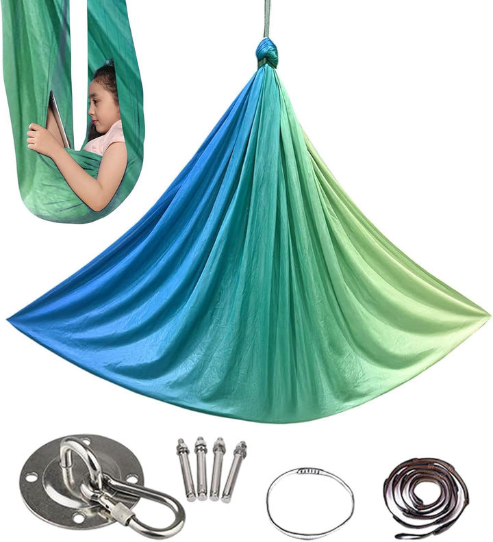 Aerial Tuch - Weicher Aerial Yoga Schaukel | Hängematten Fitness Dehnübungen Tragbare Ausrüstung für
