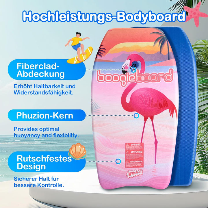 Wham-O Bodyboard 2er-Pack | Schwimmbrett für Strand & Schwimmbad | Leichtes Surfbrett Kinder | 94x46