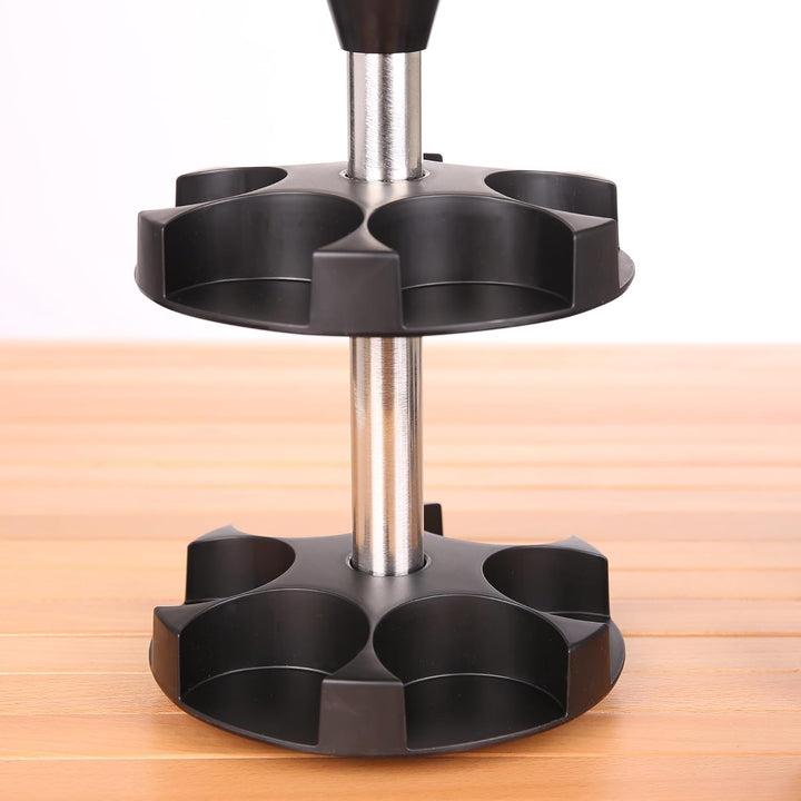 your GEAR Gewürzstreuer Double-Flip - Gewürzdosen in 2 Grössen (200ml + 85ml) aus Glas mit drehbarem