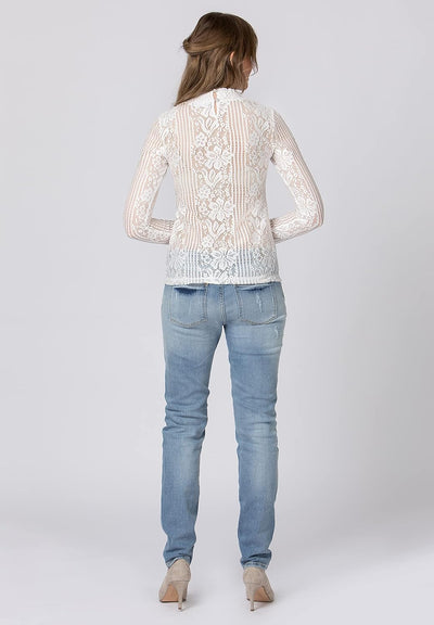Stockerpoint Damen Nova Bluse XS Creme, XS Creme