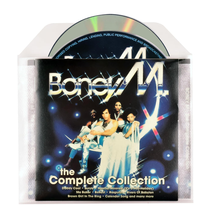 3L Doppel CD Hülle mit Platz für ein Cover - 50 Stück - CD Hüllen aus Plastik für platzsparende Aufb