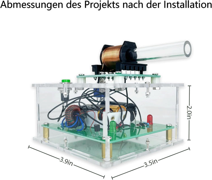 EIELE Elektromagnetischer Sender Elektronik bausatz löten bausatz DIY Kreatives Schiessspielset Elek