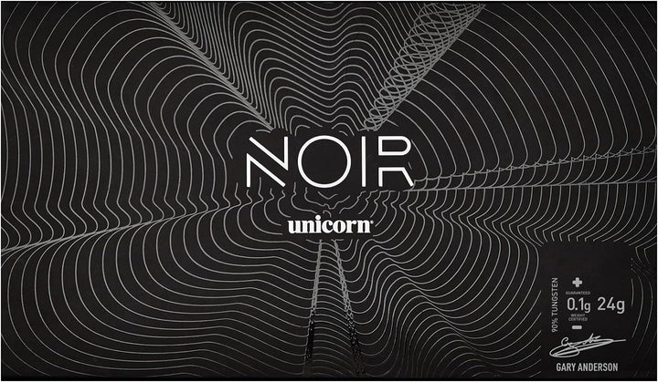 Unicorn Dartpfeil-Set mit Stahlspitze, Gary The Flying Scotsman, Anderson Noir, Phase 3 und 5, 90% W