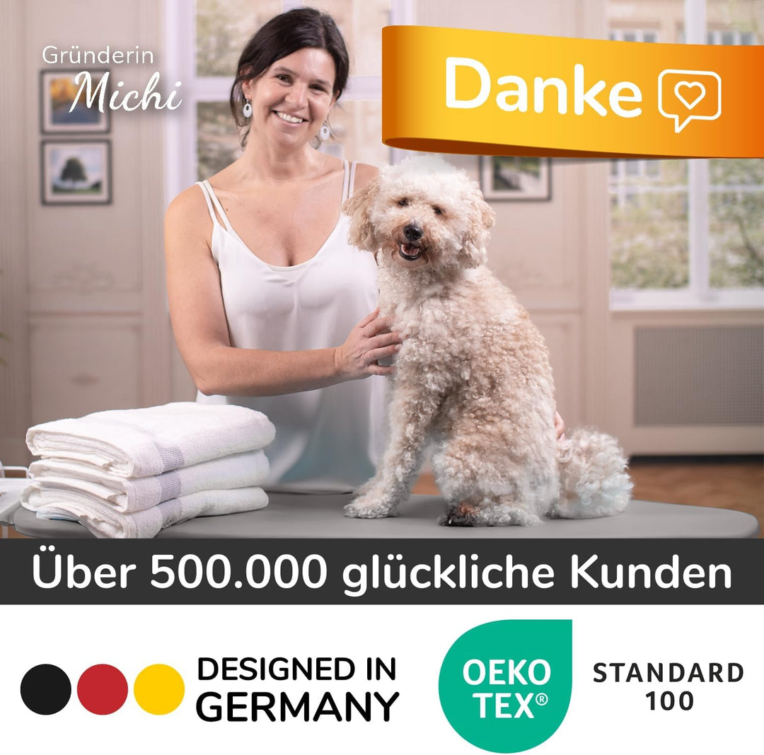 Super Soft 5 Schichten Turbo-Bügelbrettbezug 120x40, Vergleichssieger,Baumwoll-Polsterung, s