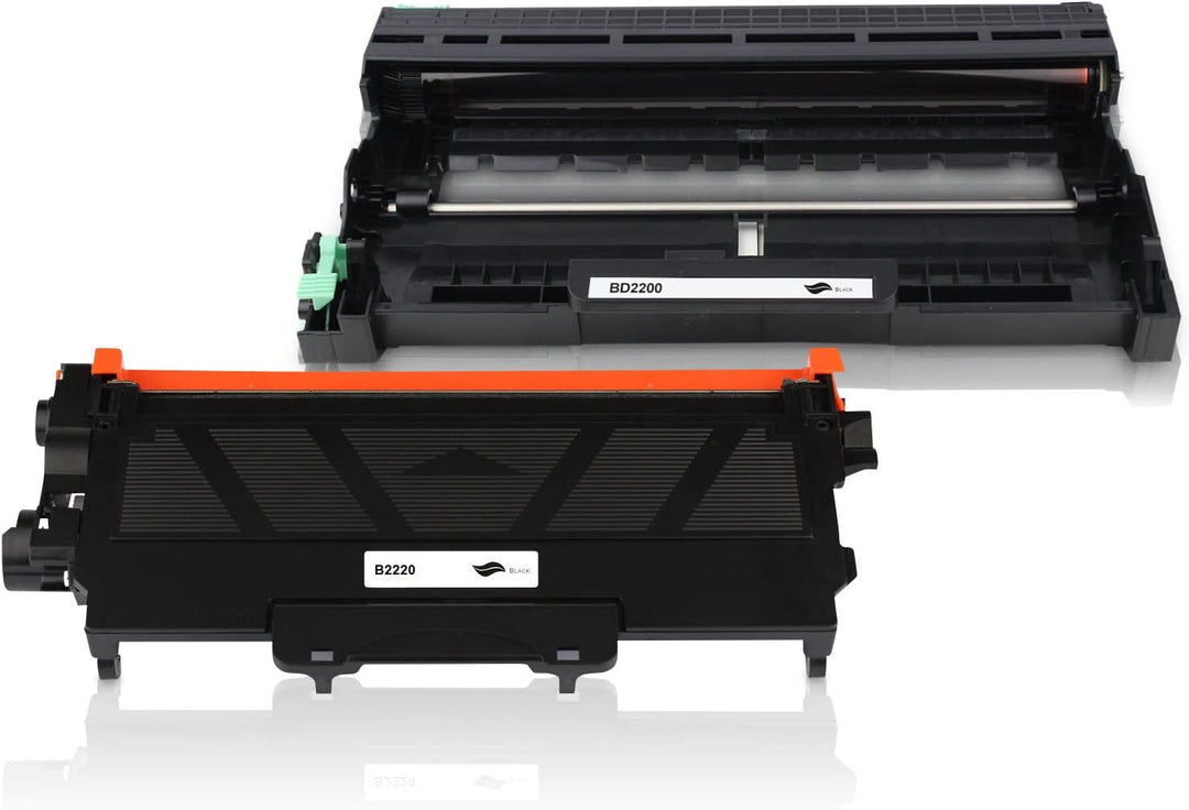 Mipuu Toner &amp; Trommel kompatibel zu Brother TN-2220 DR-2200 für DCP-7065dn Fax 2840 HL-2240d HL-2250
