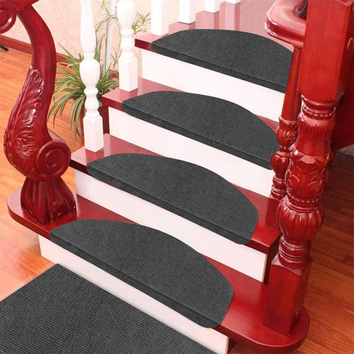 Stufenmatten, Treppenstufen Matten 15er Set, Anti-Rutsch Treppen Treppenstufen Kann Geschnitten Werd