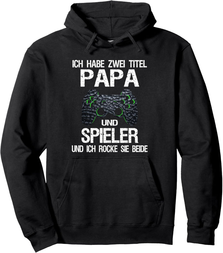 Lustige Gamer Videospiele Geschenk für Papa Vater Männer Pullover Hoodie