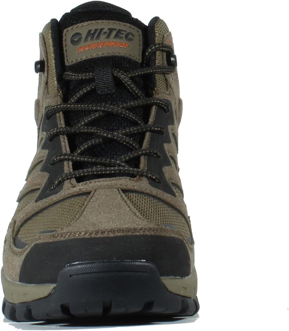 HI-TEC – Bergschuhe Herren Cervus Mid WP | Herren-Trekkingstiefel mit Membran, Gummisohle, Fersensta