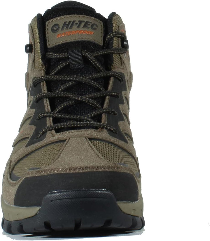 HI-TEC – Bergschuhe Herren Cervus Mid WP | Herren-Trekkingstiefel mit Membran, Gummisohle, Fersensta