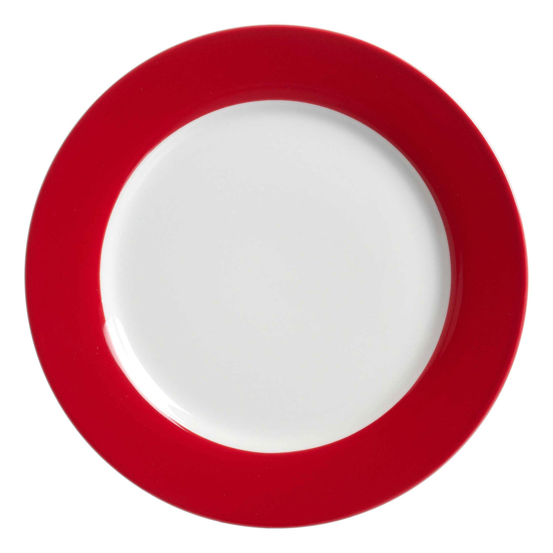 Ritzenhoff &amp; Breker Doppio Dessertteller, 1 Stück, Kuchenteller, Frühstücksteller, Porzellan, Rot, Ø