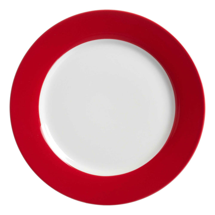 Ritzenhoff &amp; Breker Doppio Dessertteller, 1 Stück, Kuchenteller, Frühstücksteller, Porzellan, Rot, Ø