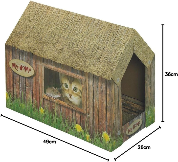 Nobby 71993 Katzenhaus aus Karton