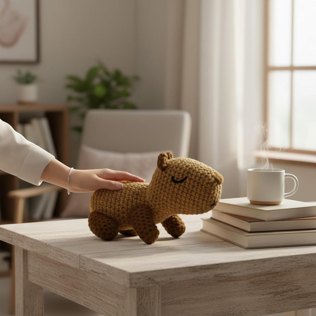 MIJOMA Häkelset Tiere für Anfänger & Fortgeschrittene – DIY Amigurumi Häkel Kit mit Anleitung, Wolle