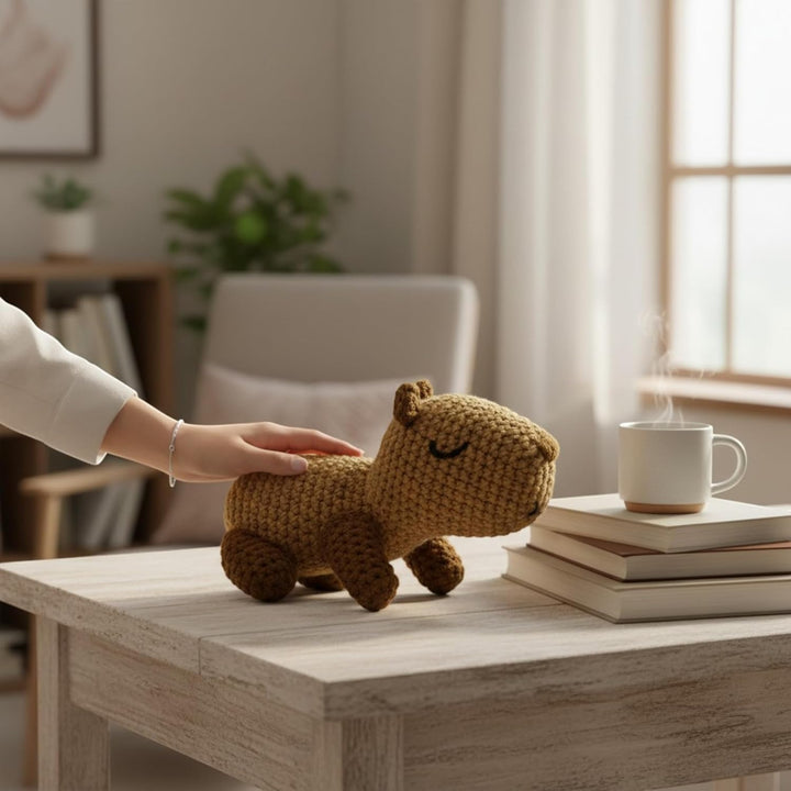 MIJOMA Häkelset Tiere für Anfänger & Fortgeschrittene – DIY Amigurumi Häkel Kit mit Anleitung, Wolle