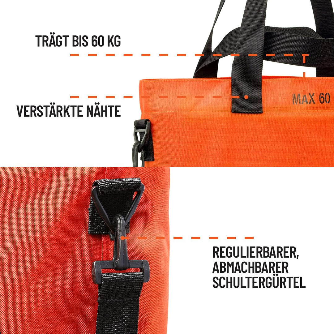Medium griffige Allzwecktasche, Mittelgrosse Schultertasche, 2in1 Outdoor-Tasche, Umhängetasche aus