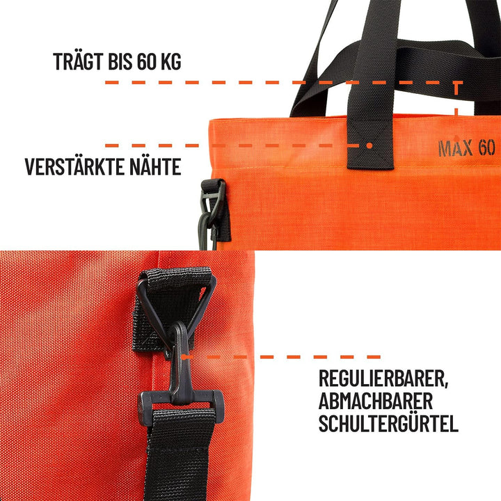 Medium griffige Allzwecktasche, Mittelgrosse Schultertasche, 2in1 Outdoor-Tasche, Umhängetasche aus