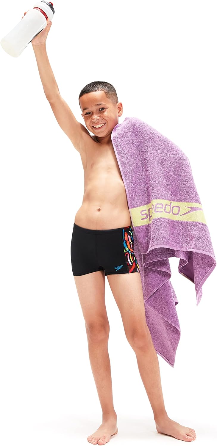 Speedo DIGI ALOV PANL ASHT JM Black/RED BLK/VLCORG/FLUGRN/BRTYEL/LPIS1 9-10 Jahre Schwarz/Red, 9-10