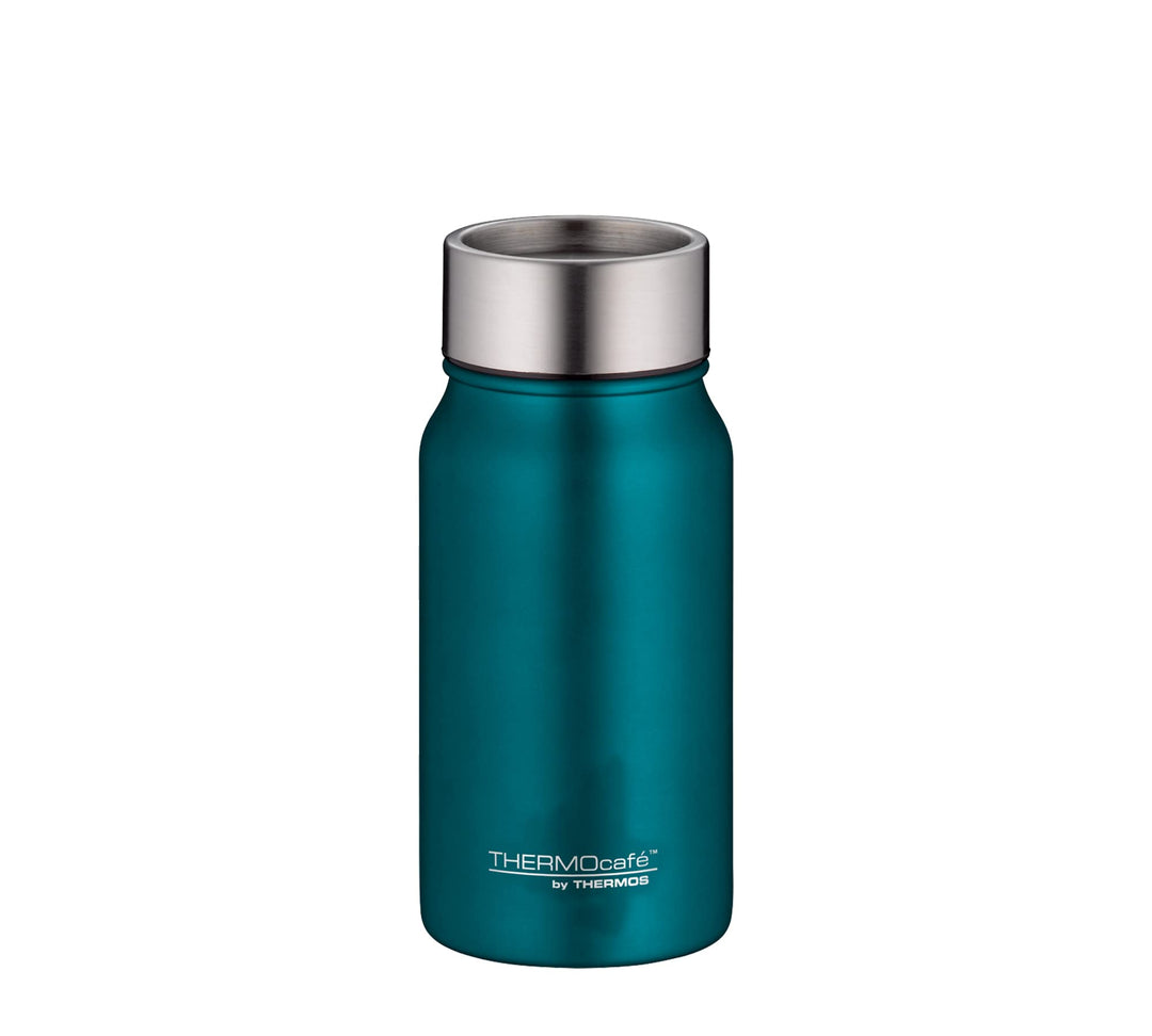 THERMOcafé by THERMOS TC DRINKING MUG teal mat 0,35l, Thermobecher Edelstahl, Isolierbecher, Kaffeeb