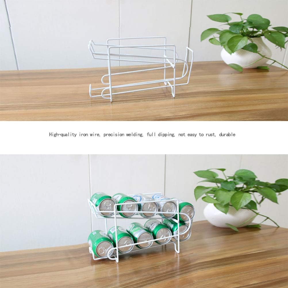 Dosenspender Double-Layer Dosen Lagerregner Cans Rollhalter Kühlschrank Getränke Rack Dosenhalter Kü