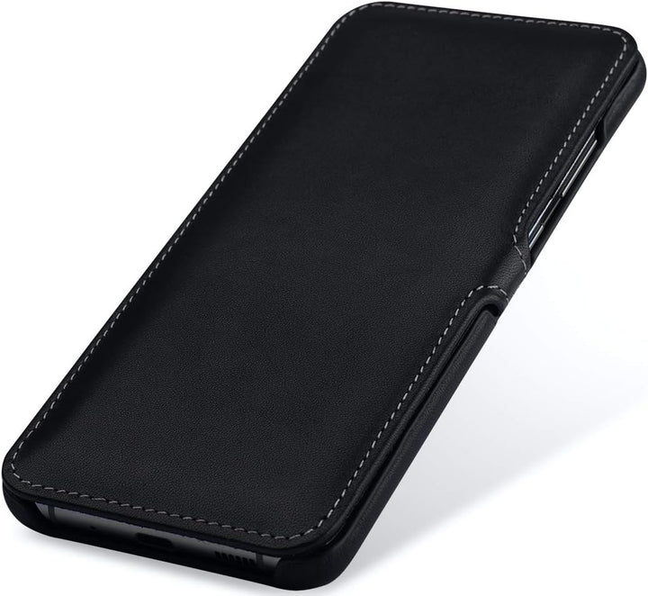 STILGUT Book Case entwickelt für Samsung Galaxy S20 Ultra Hülle aus Leder mit Clip-Verschluss, Leder