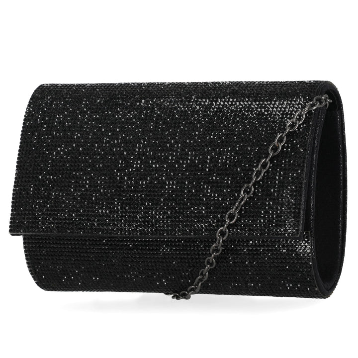 Jessica McClintock Damen Alexis Sparkle and Shine Clutch, Einheitsgrösse Schwarz, Schwarz