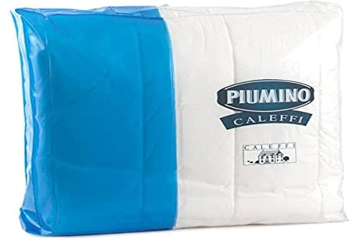 Caleffi Daunenjacke Gesteppt Einzelbett gesteppt Light (155 x 200 cm) 200 x 155 centimeters Bianco,