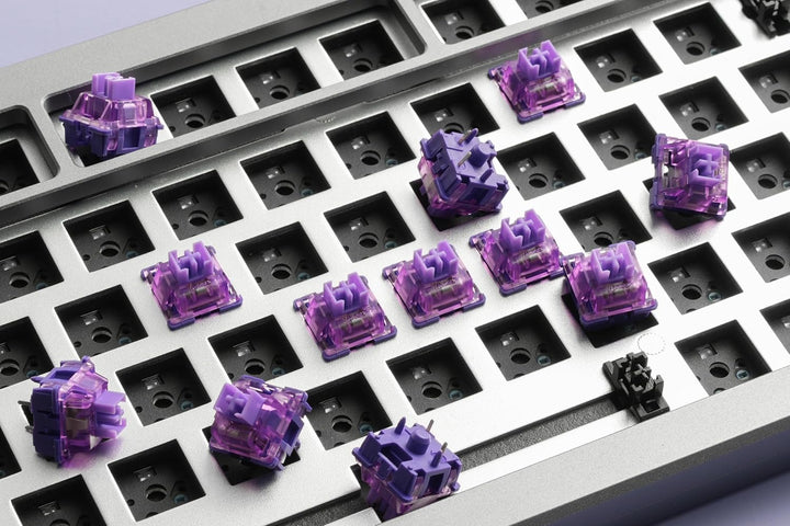 Akko V3 Pro Violett Schalter für Gaming-Tastatur, taktile Schalter, 5-Pin 40gf, staubdichter Schaft,