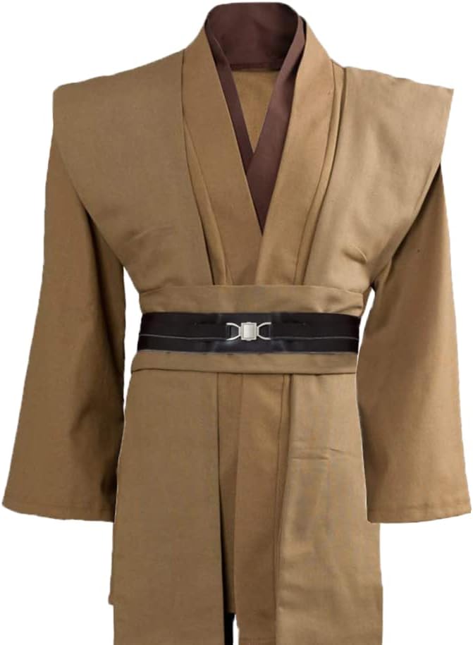 Bichingda Herren-Tunika, Ritterkostüm, Kapuzenrobe, Uniform, Cosplay, Komplettes Halloweenkostüm-Set