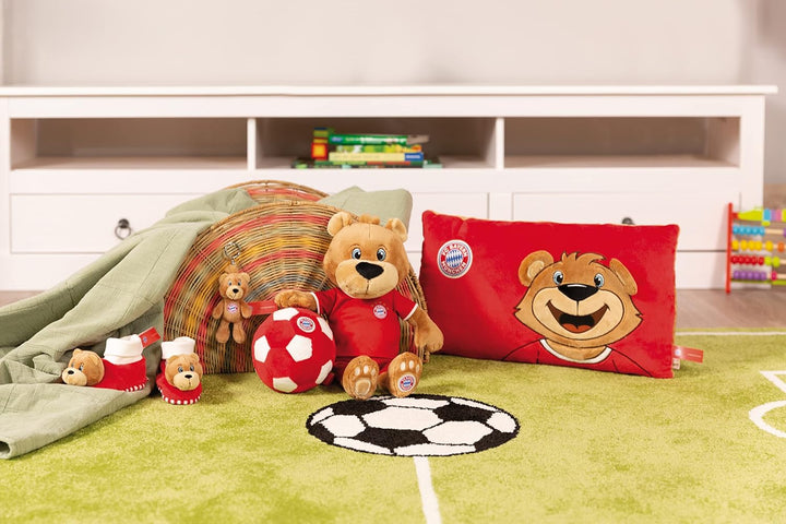 NICI Kuscheltier FC BAYERN MÜNCHEN Bär Berni 35 cm – Stofftier aus weichem Plüsch, Fussball Fanartik