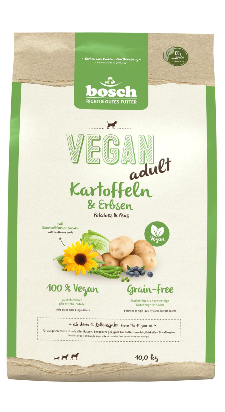 HPC Vegan Adult Kartoffel und Erbsen Hundetrockenfutter Für Ausgewachsene Hunde Aller Rassen Single