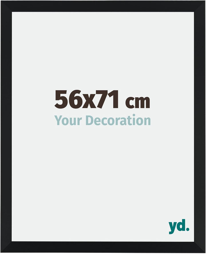 yd. Your Decoration - Bilderrahmen 56,00x71,00 cm - Bilderrahmen aus MDF mit Acrylglas - Antireflex
