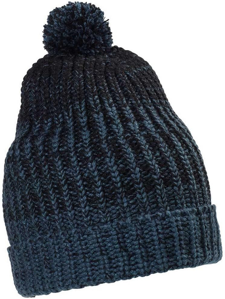 Odlo Unisex Mütze Hat Heavy Knit Einheitsgrösse blue wing teal - black, Einheitsgrösse blue wing tea