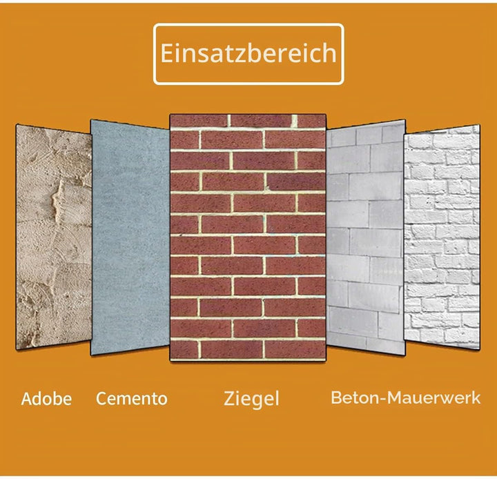 Meccion Lochsäge Hohl Bohrkrone 100mm mit SDS Plus Adapter 110 mm und Zentrierbohrer, Dosensenker Ha