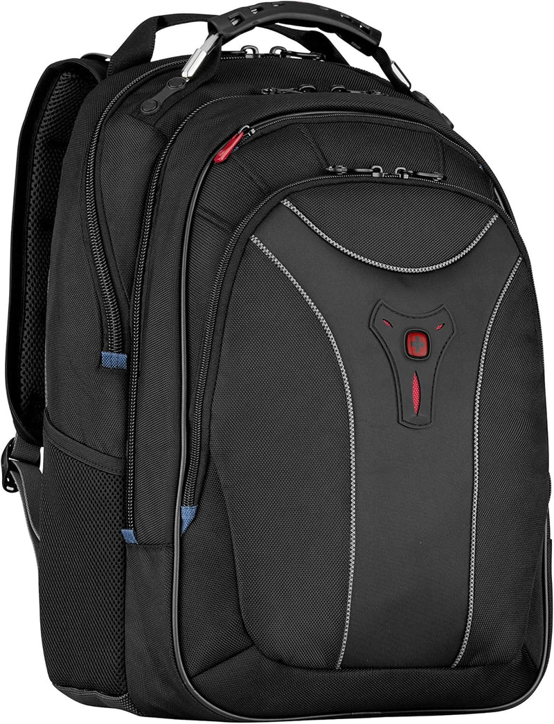 WENGER Carbon Laptop-Rucksack, Notebook bis 17 Zoll, 30 l, Damen Herren, Business Uni Schule Reisen,