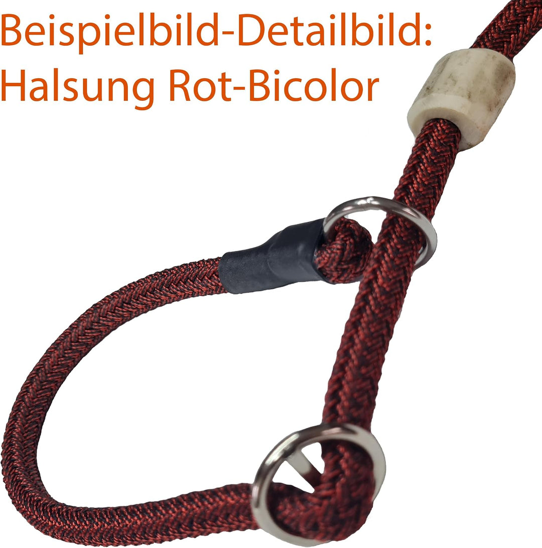 Themahund Umhängeleine Moxonleine mit Zugstopp 8mm (280 cm, Signalorange) 280 cm Signalorange, 280 c