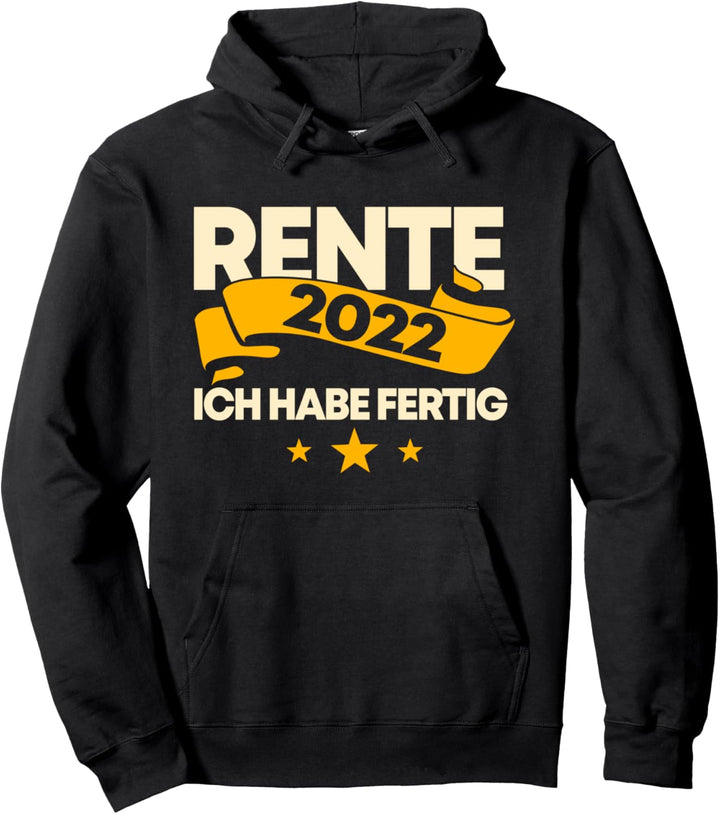 Ruhestand 2022 Mann, Lustiges Sprüche Motiv für Rente Pullover Hoodie