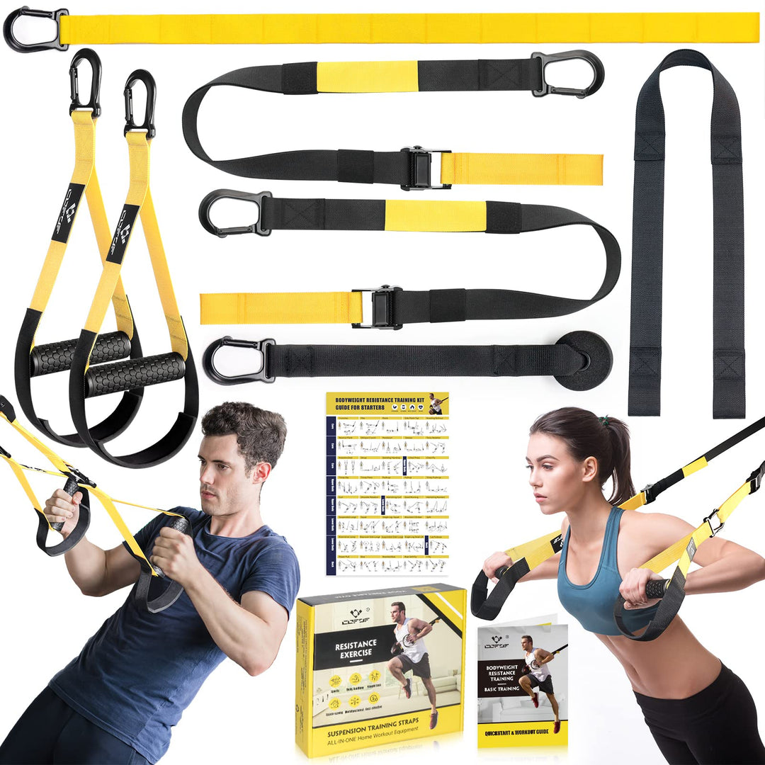 Schlingentrainer, Sling Trainer für EIN Ganzkörpertraining, Schlingentrainer für zuhause mit Grossem