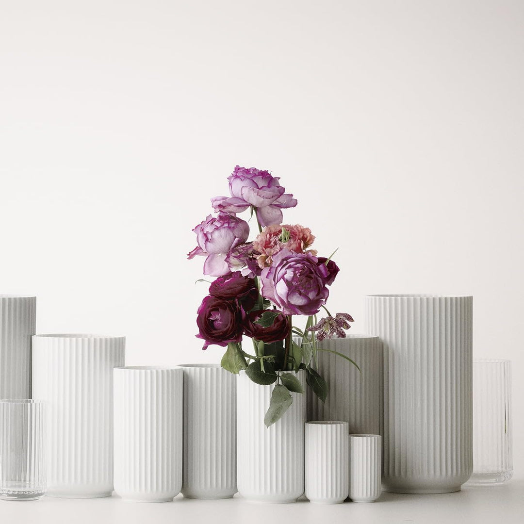 Lyngby Porcelæn Vase H12.5 cm Lyngby Designklassiker Zeitloses Design, Weiss H12,5 cm Weiss, H12,5 c