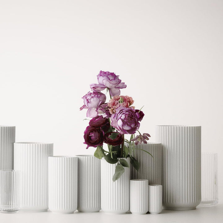 Lyngby Porcelæn Vase H12.5 cm Lyngby Designklassiker Zeitloses Design, Weiss H12,5 cm Weiss, H12,5 c