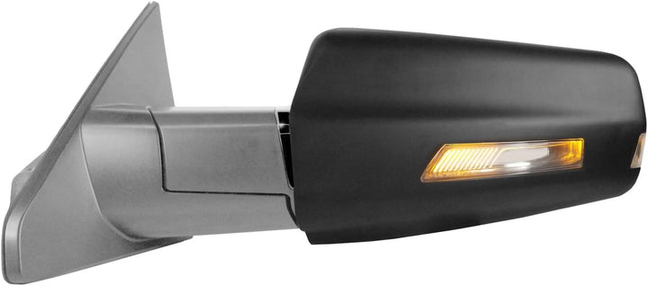 Fit System - 80730 Snap & Zap Custom Abschleppspiegel Paar für Ram 1500 Pick-up, schwarz