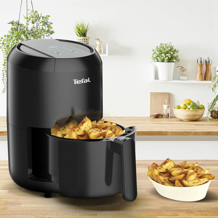 Tefal EY3018 Easy Fry Compact Heissluftfritteuse | Kapazität: 1,6 L | 6 Kochprogramme | Digitales Di