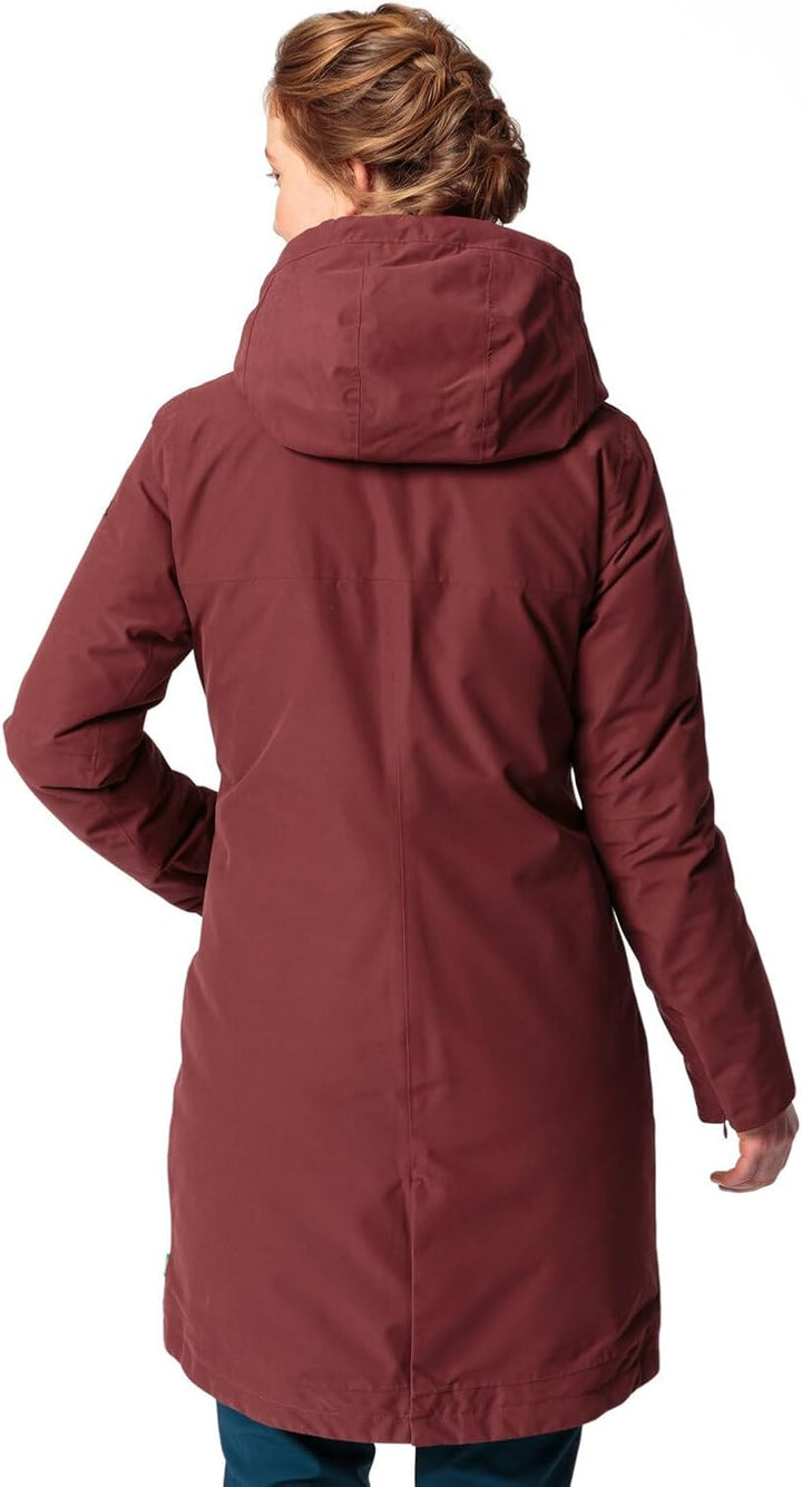 VAUDE Damen Women's Annecy 3in1 Coat Iii Doppeljacke 42 dark cherry uni, 42 dark cherry uni