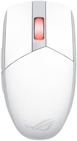 ASUS ROG Strix Impact III Wireless White Gaming-Maus (optischer Sensor ROG AimPoint, ROG SpeedNova W